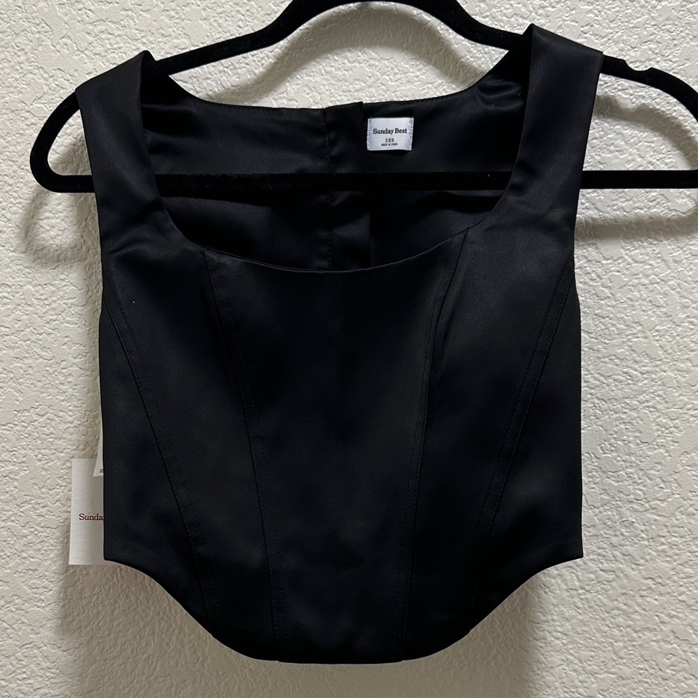 Aritzia Classic Black Bodysuit